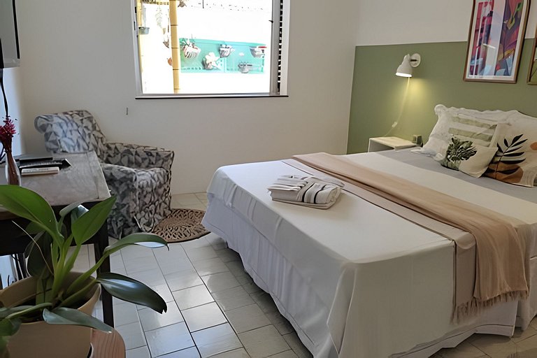 Suíte privativa ao lado do aquário de Ubatuba - Casa Mangari