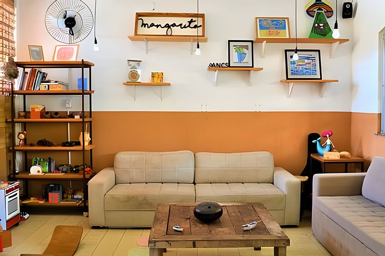 Suíte privativa ao lado do aquário de Ubatuba - Casa Mangari