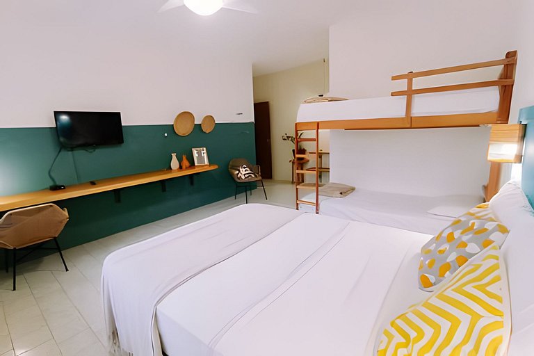 Suíte privativa ao lado do aquário de Ubatuba - Casa Mangari