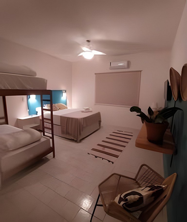 Suíte privativa ao lado do aquário de Ubatuba - Casa Mangari