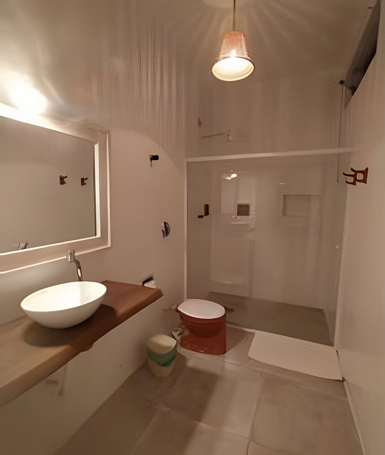 Suíte privativa ao lado do aquário de Ubatuba - Casa Mangari