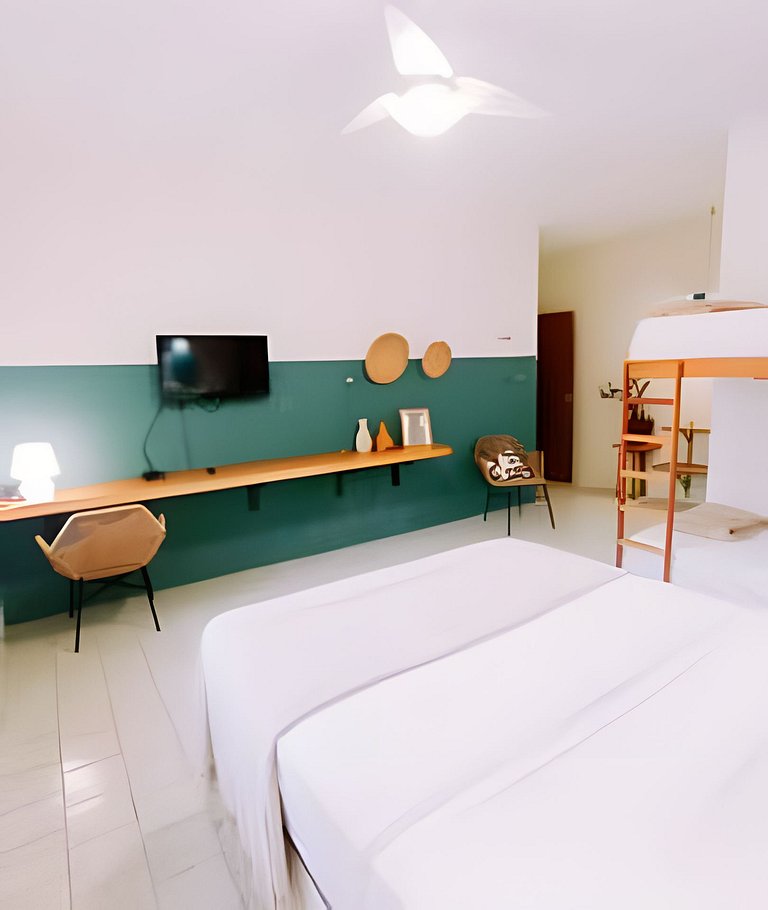 Suíte privativa ao lado do aquário de Ubatuba - Casa Mangari