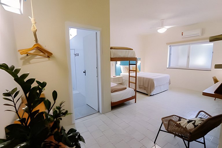 Suíte privativa ao lado do aquário de Ubatuba - Casa Mangari