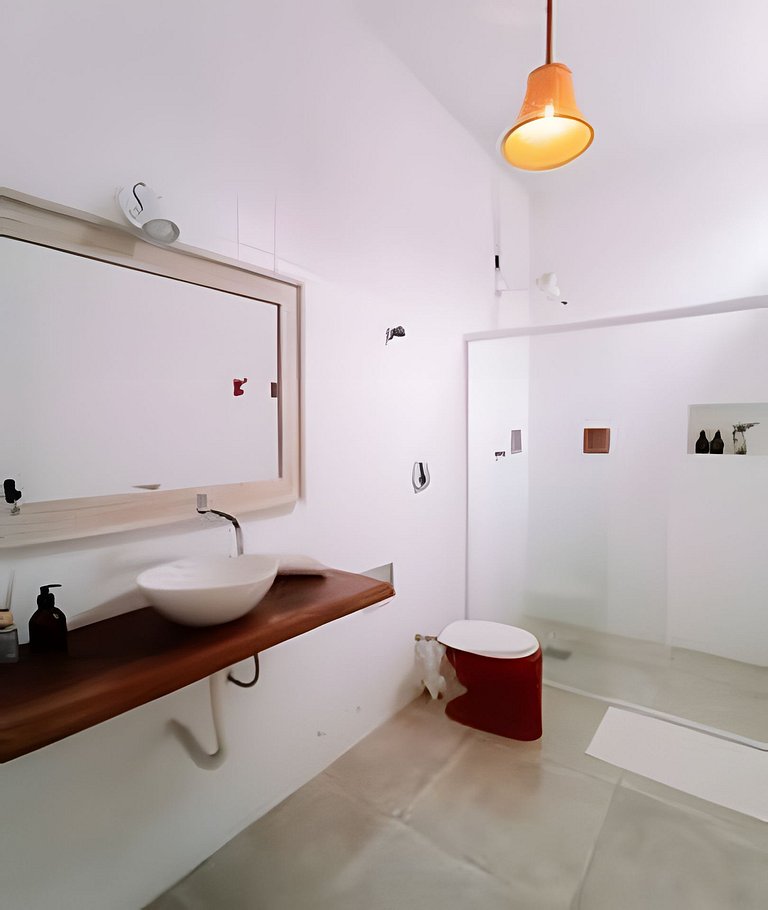 Suíte privativa ao lado do aquário de Ubatuba - Casa Mangari