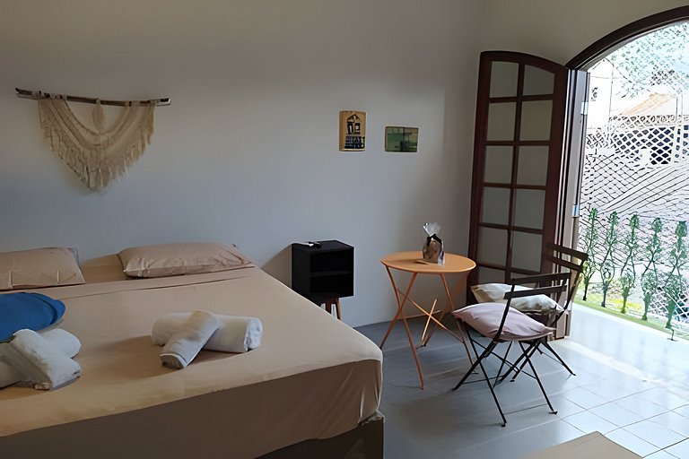 Suíte privativa ao lado do aquário de Ubatuba - Casa Mangari