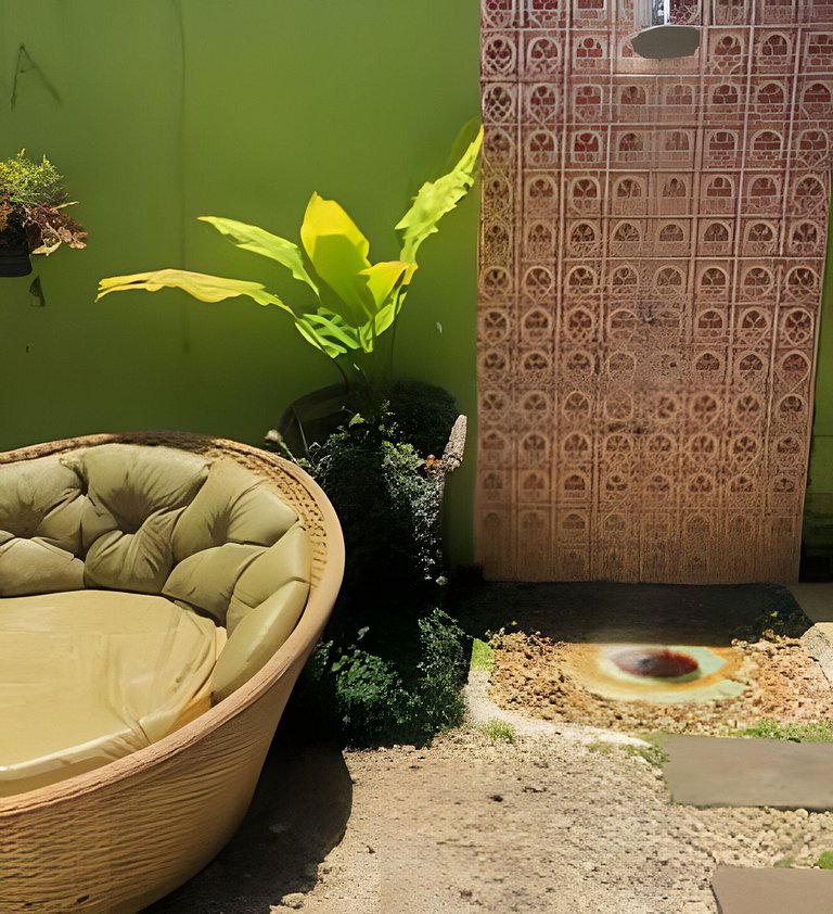 Suíte privativa ao lado do aquário de Ubatuba - Casa Mangari