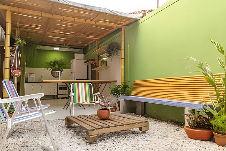 Suíte privativa  - Casa Mangarito