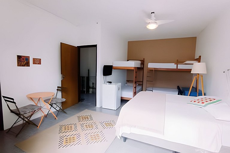 Suíte privativa ao lado do aquário de Ubatuba - Casa Mangari