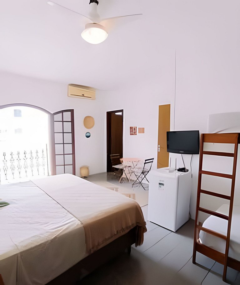 Suíte privativa ao lado do aquário de Ubatuba - Casa Mangari