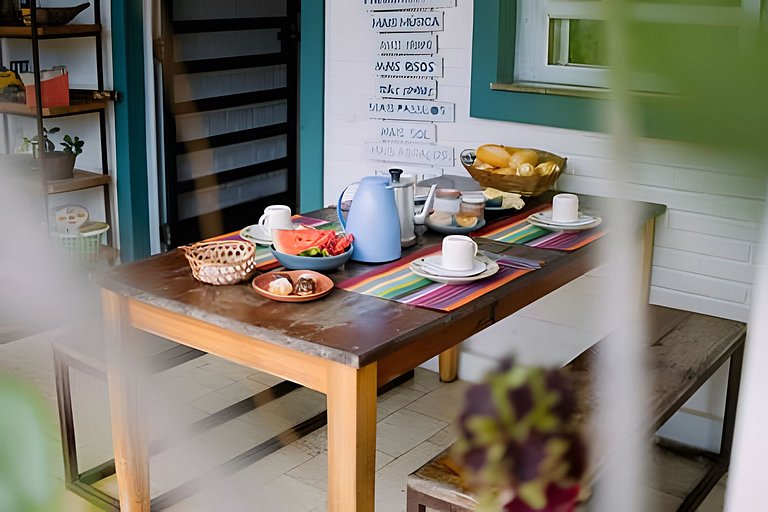 Suíte privativa ao lado do aquário de Ubatuba - Casa Mangari