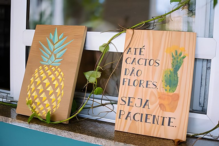 Suíte privativa ao lado do aquário de Ubatuba - Casa Mangari