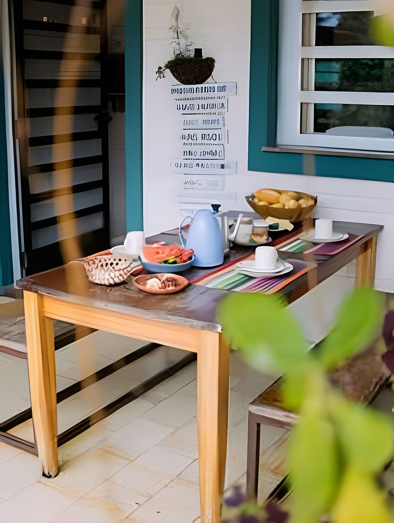 Suíte privativa ao lado do aquário de Ubatuba - Casa Mangari