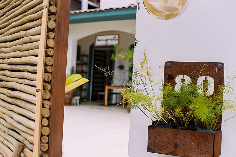 Suíte privativa ao lado do aquário de Ubatuba - Casa Mangari