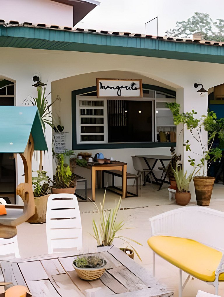 Suíte privativa ao lado do aquário de Ubatuba - Casa Mangari