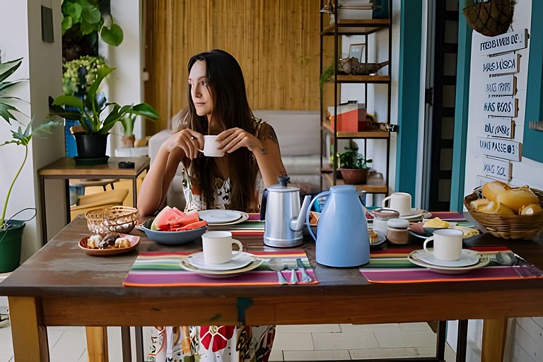 Suíte privativa ao lado do aquário de Ubatuba - Casa Mangari