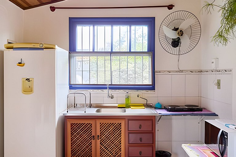 Chalé no Itaguá / aquário