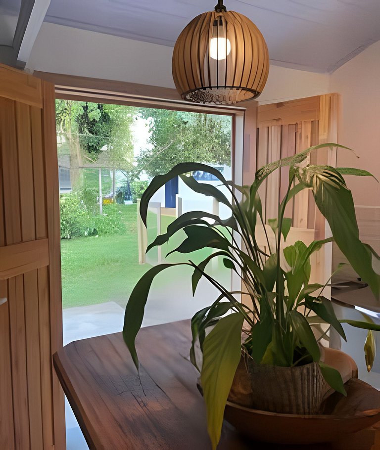 Chalé no Itaguá / aquário