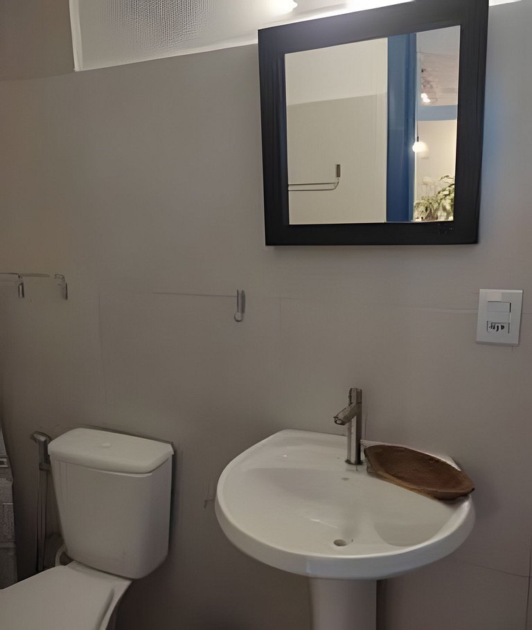 Chalé no Itaguá / aquário