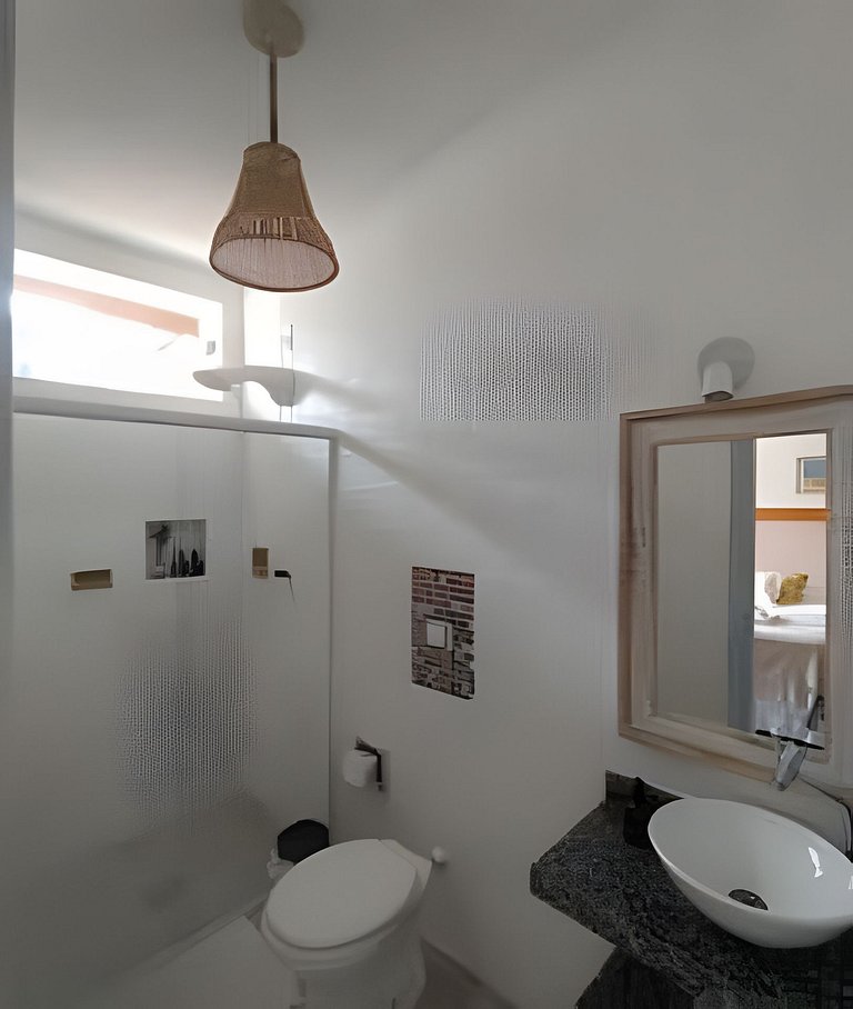 Suíte privativa ao lado do aquário de Ubatuba - Casa Mangari