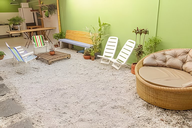 Suíte privativa ao lado do aquário de Ubatuba - Casa Mangari