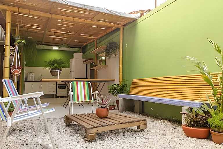 Suíte privativa ao lado do aquário de Ubatuba - Casa Mangari