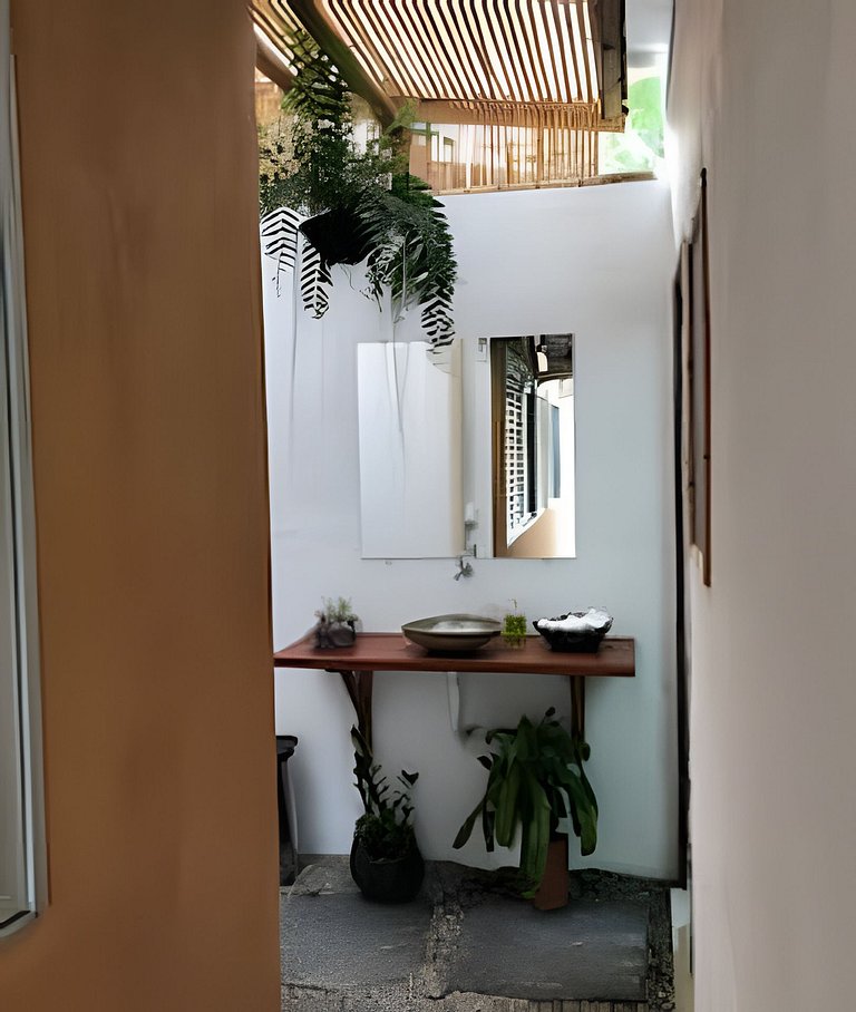 Suíte privativa ao lado do aquário de Ubatuba - Casa Mangari