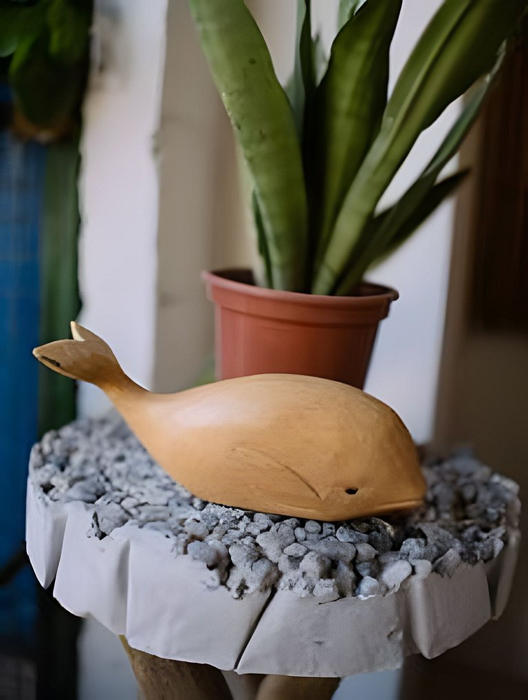 Suíte privativa ao lado do aquário de Ubatuba - Casa Mangari