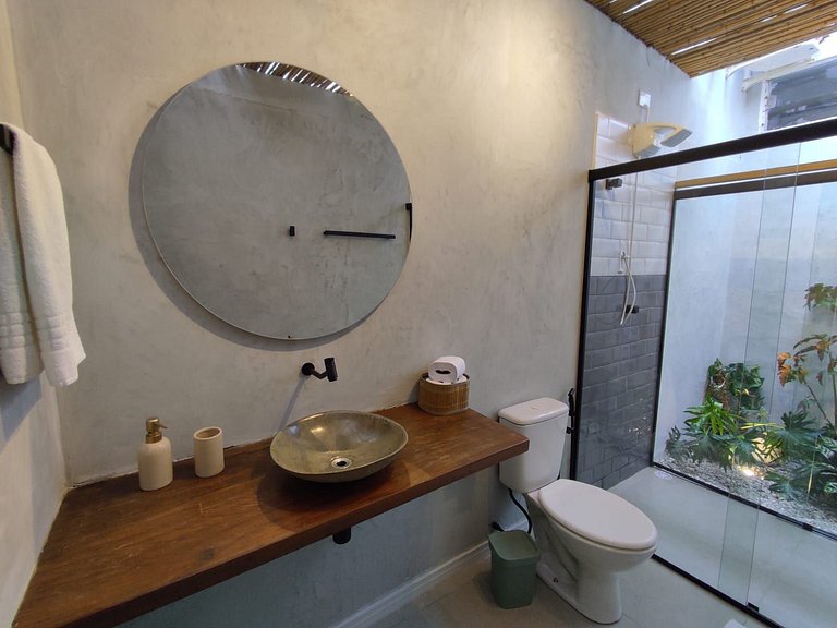 Chalé em Casa Mangarito - ao lado do aquário