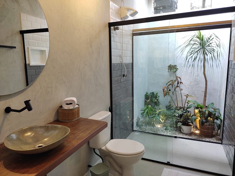 Chalé em Casa Mangarito - ao lado do aquário