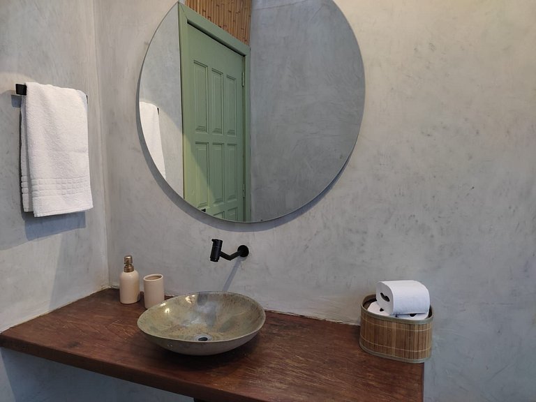 Chalé em Casa Mangarito - ao lado do aquário