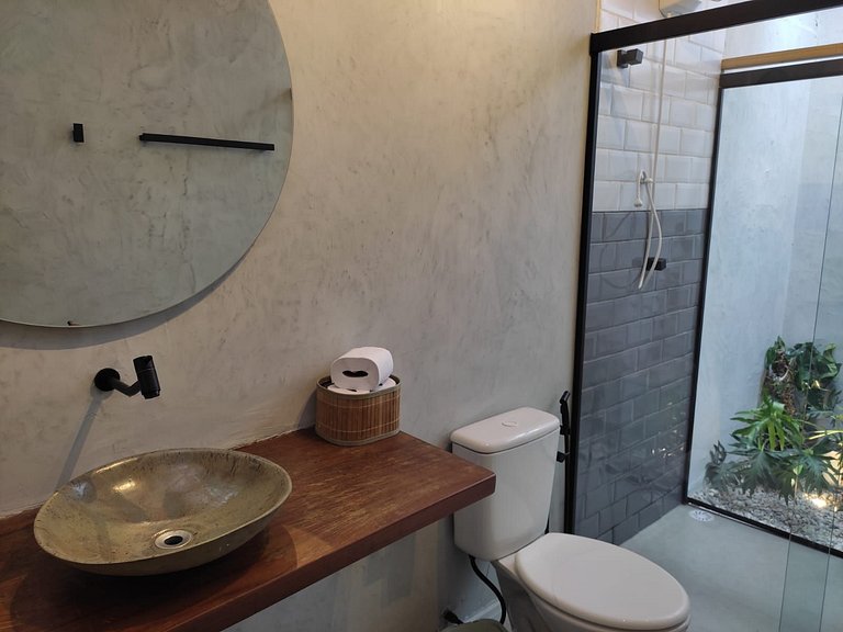 Chalé em Casa Mangarito - ao lado do aquário