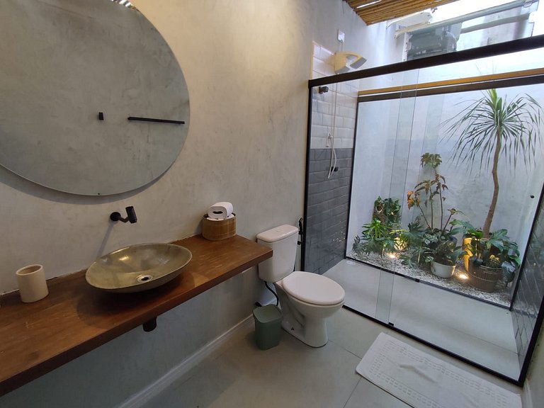 Chalé em Casa Mangarito - ao lado do aquário