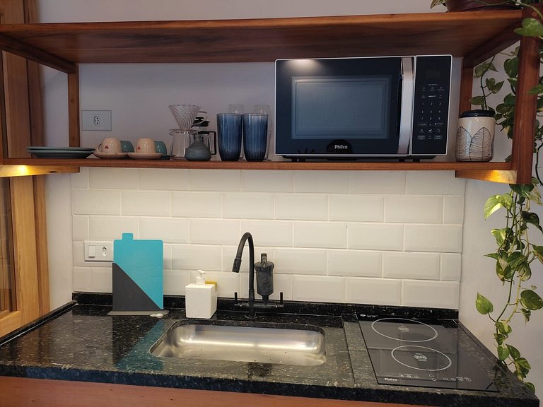 Chalé em Casa Mangarito - ao lado do aquário