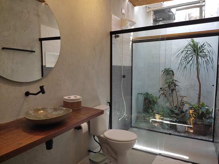 Chalé em Casa Mangarito - ao lado do aquário