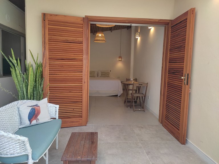 Chalé em Casa Mangarito - ao lado do aquário