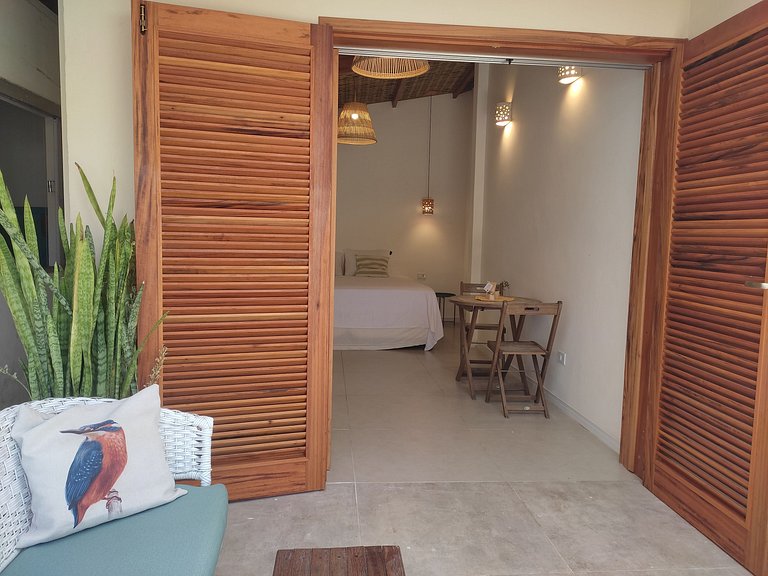 Chalé em Casa Mangarito - ao lado do aquário